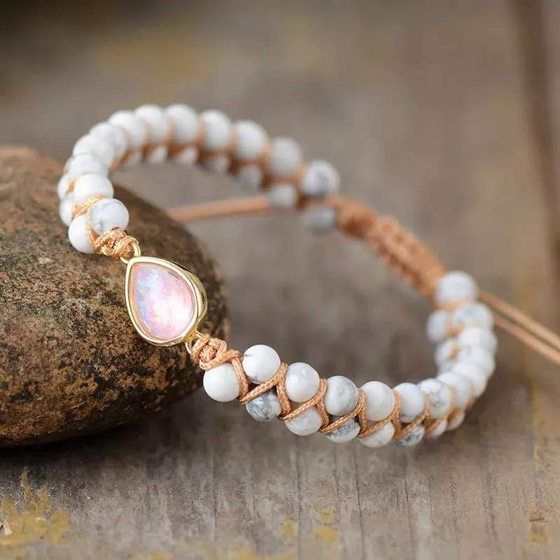 Natural Stone Braided Bracelet