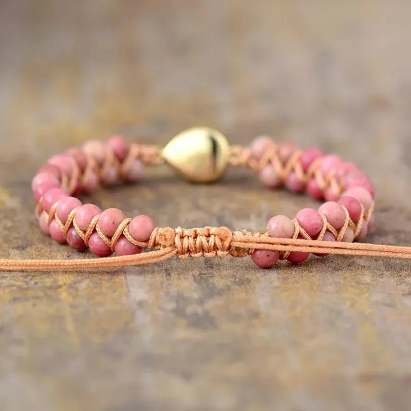 Natural Stone Braided Bracelet