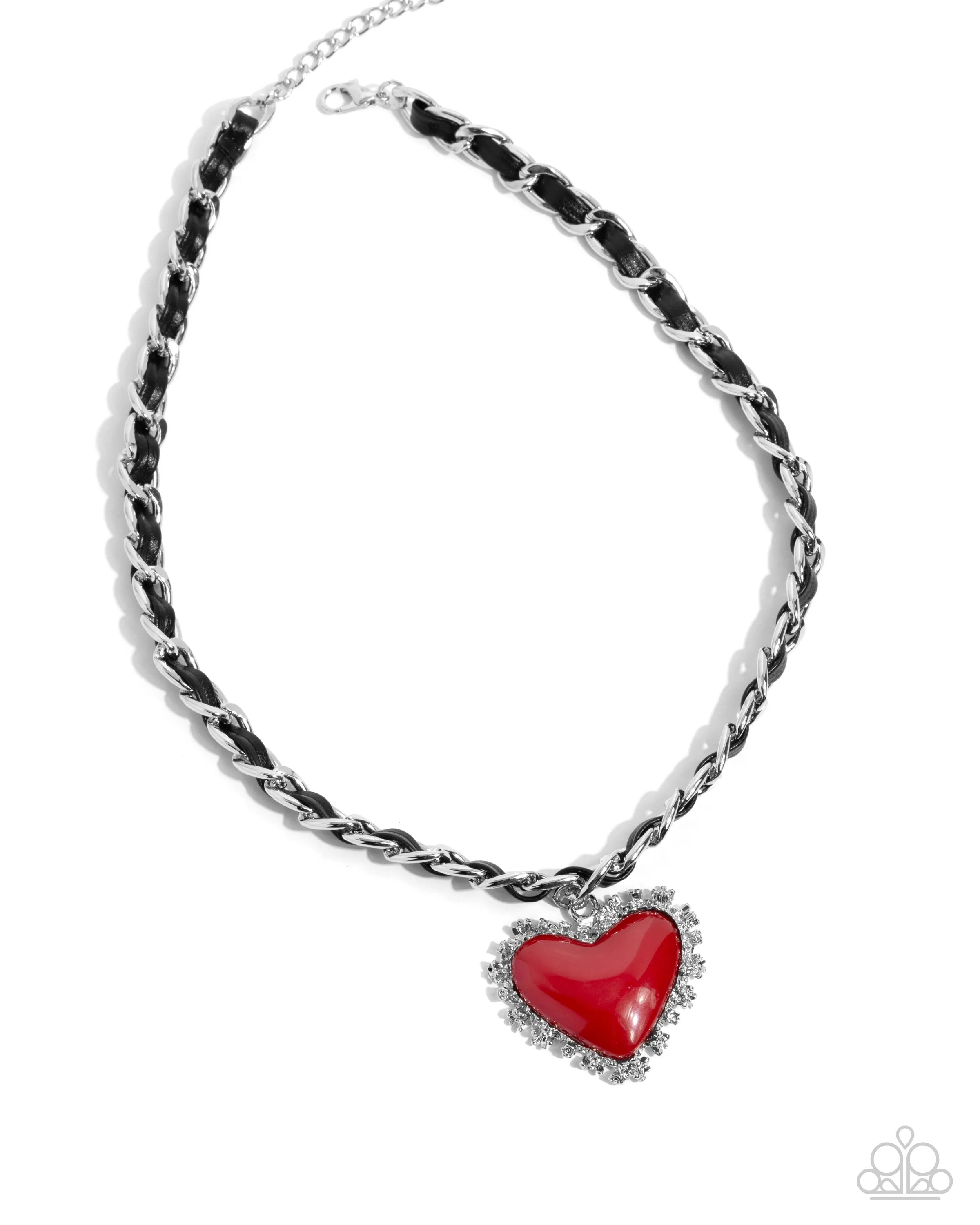 Necklaces Austere Attraction - Red VDAY V165