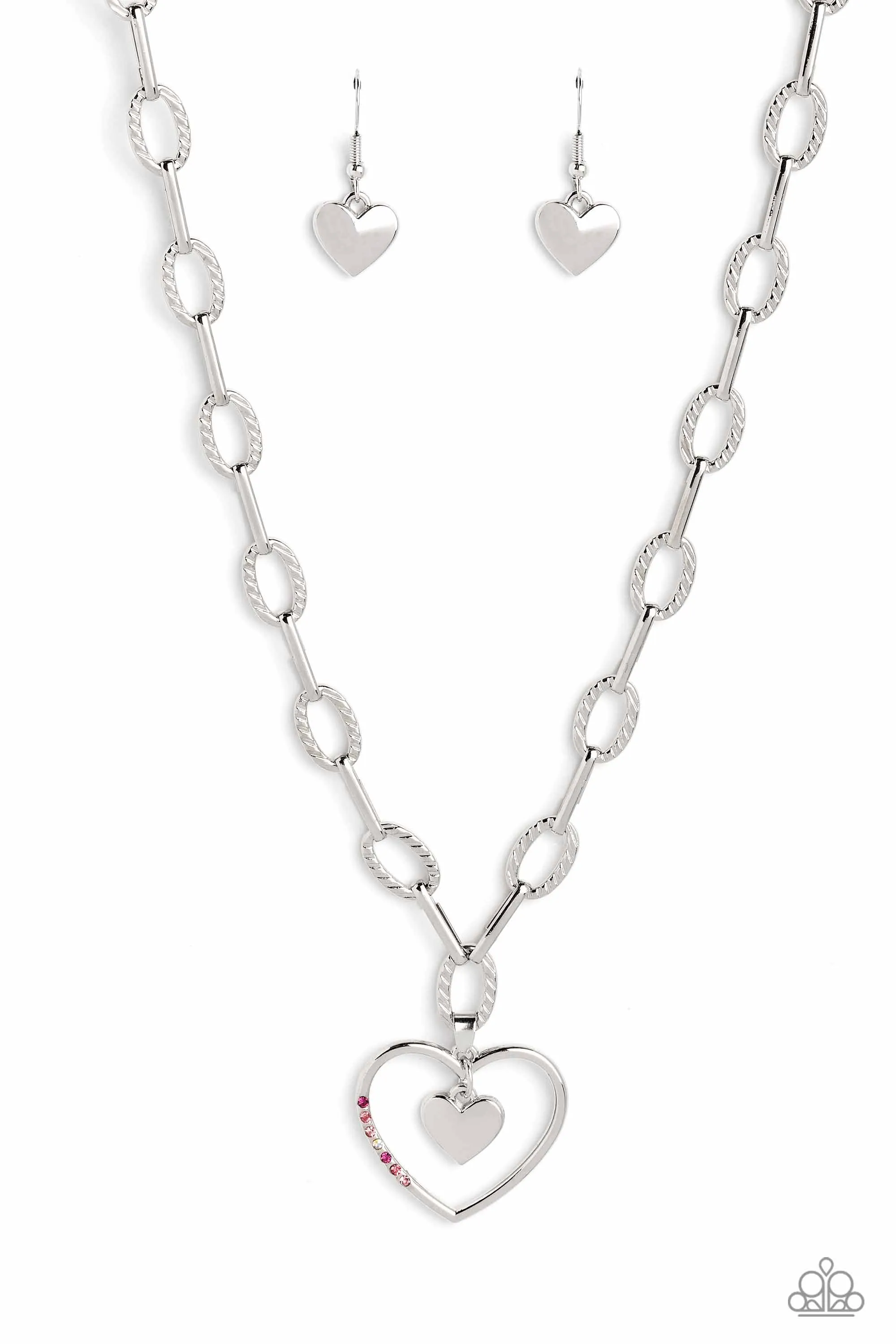 Necklaces Refulgent Romance - Pink VDAY V163