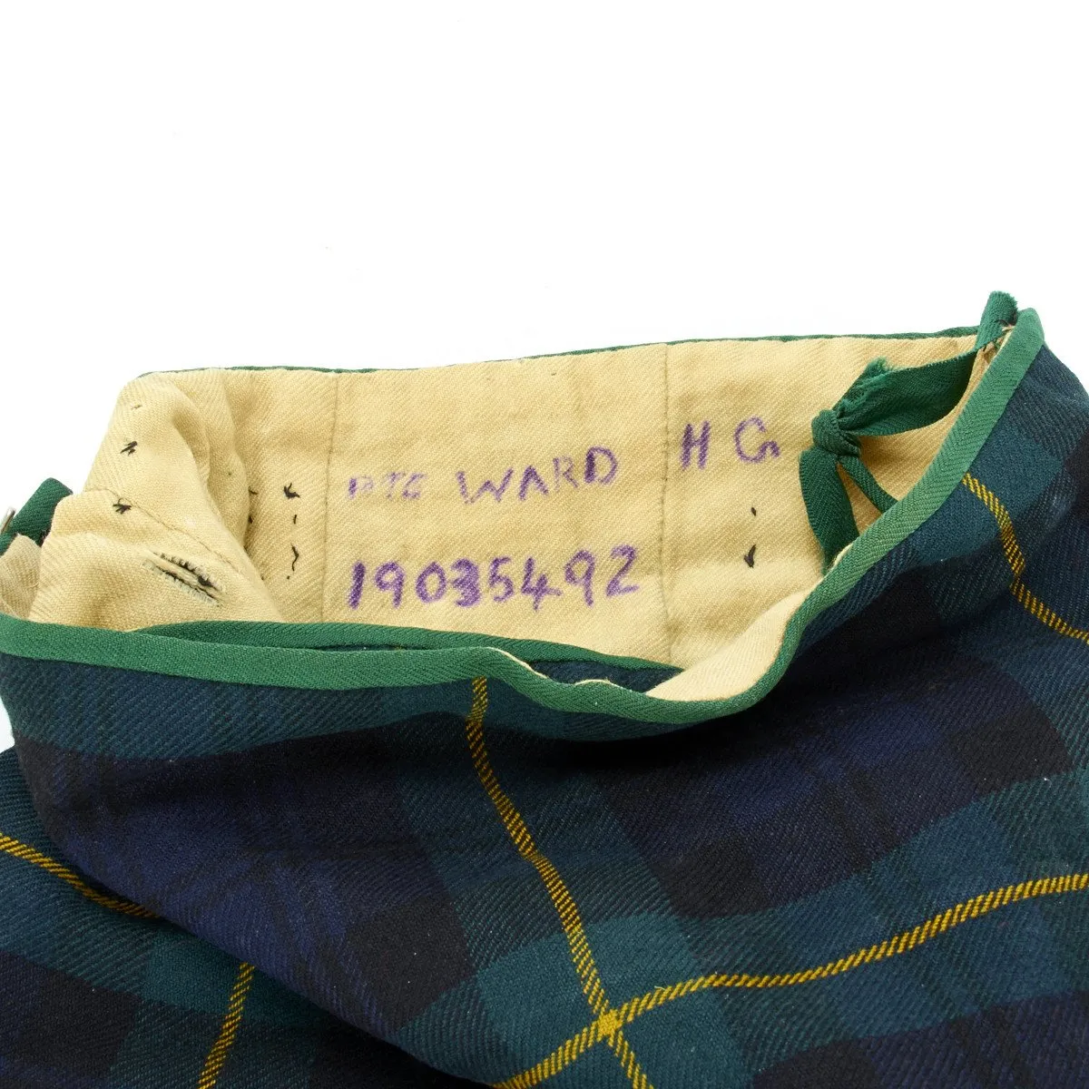 Original British Pre-WWI Gordon Highlanders Uniform Set with Original Bagpipes