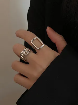 Original Simple Chic Geometric Ring