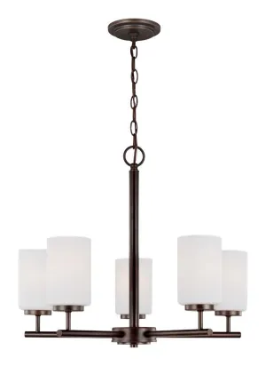 Oslo Collection - Five Light Chandelier | Finish: Burnt Sienna - 31161EN3-710