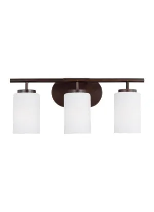 Oslo Collection - Three Light Wall / Bath | Finish: Burnt Sienna - 41162EN3-710