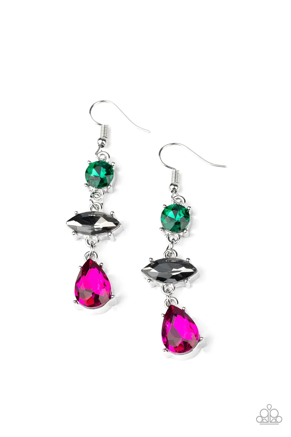 Paparazzi Earring ~ Starlet Twinkle - Multi