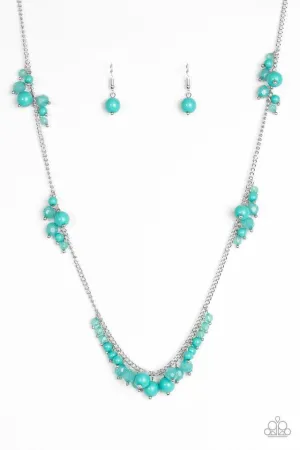 Paparazzi Necklace ~ Coral Reefs - Green