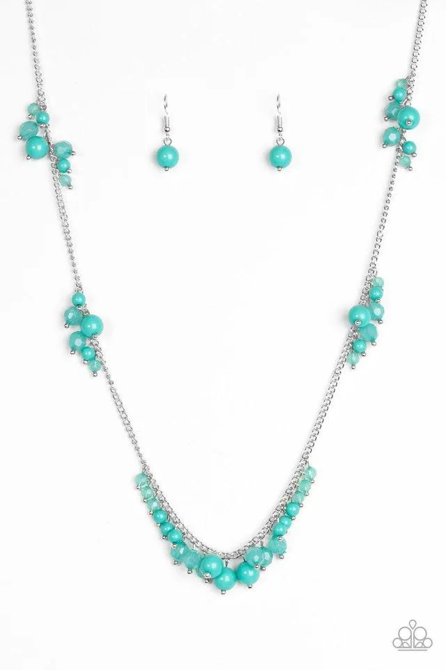 Paparazzi Necklace ~ Coral Reefs - Green