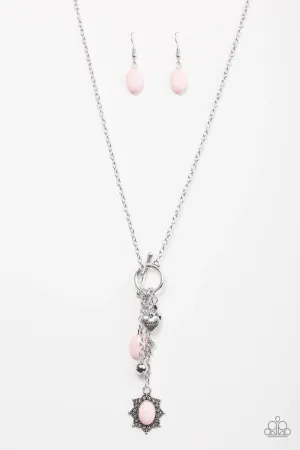 Paparazzi Necklace ~ Love Lullaby - Pink