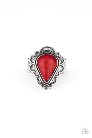 Paparazzi Ring ~ Desert Escape - Red