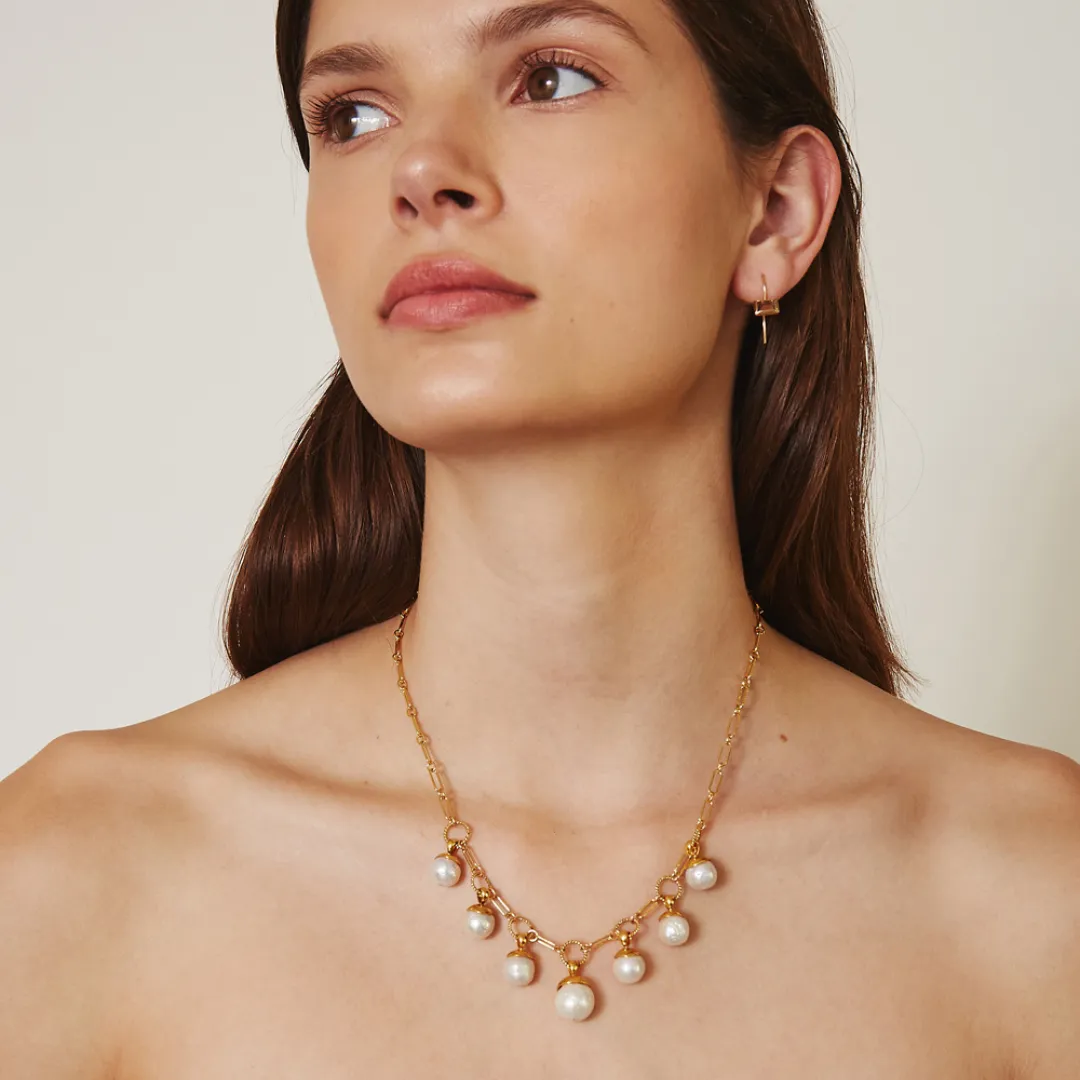 Pearl Station Necklace