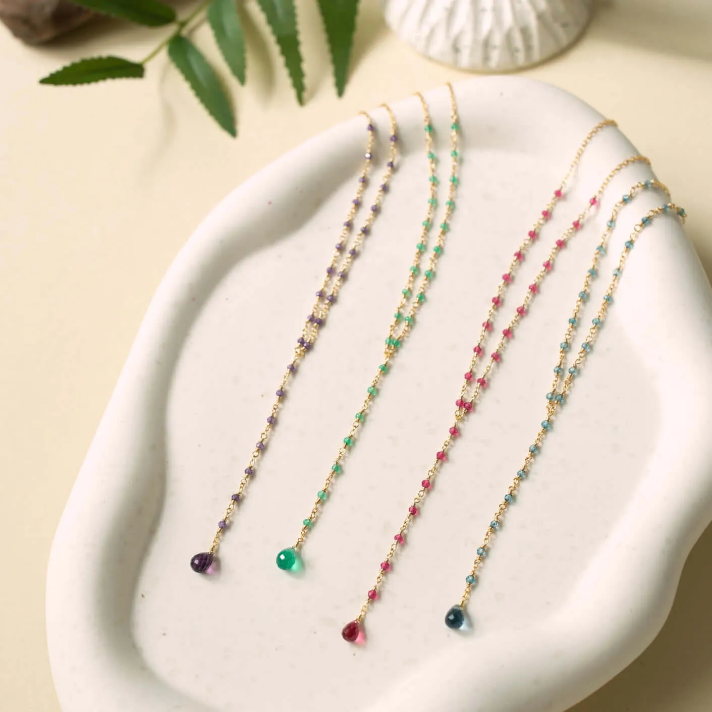 "The Kensington" Necklace - Green Onyx