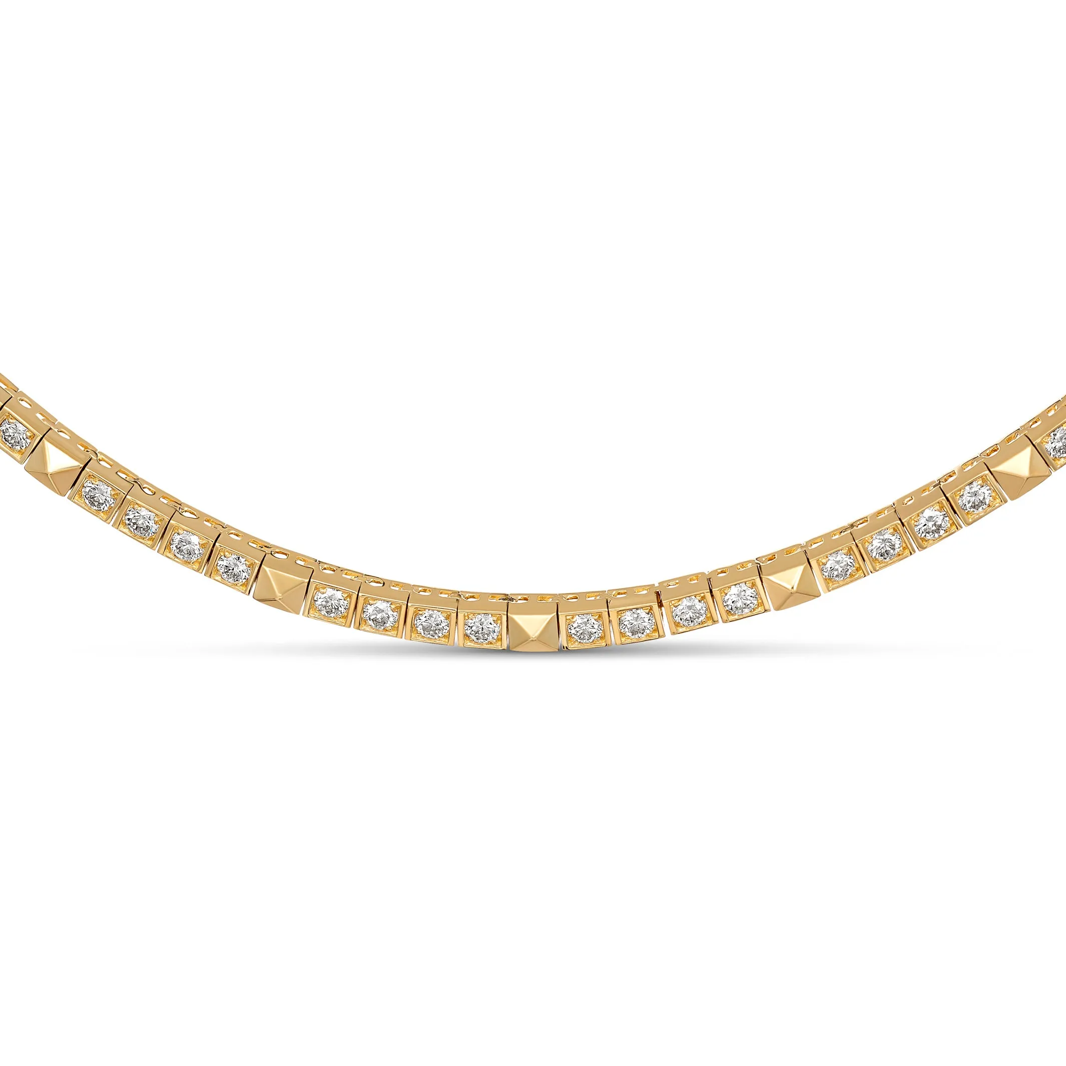 R.08® Une Diamond Necklace | Yellow Gold