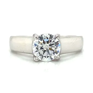 Ritani Solitaire Engagement Ring in Palladium