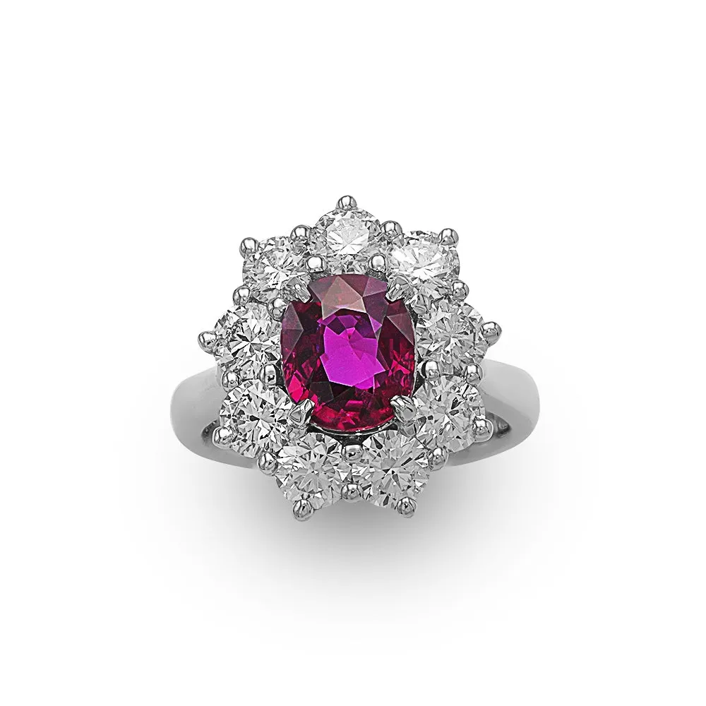 Ruby and Diamond Ring