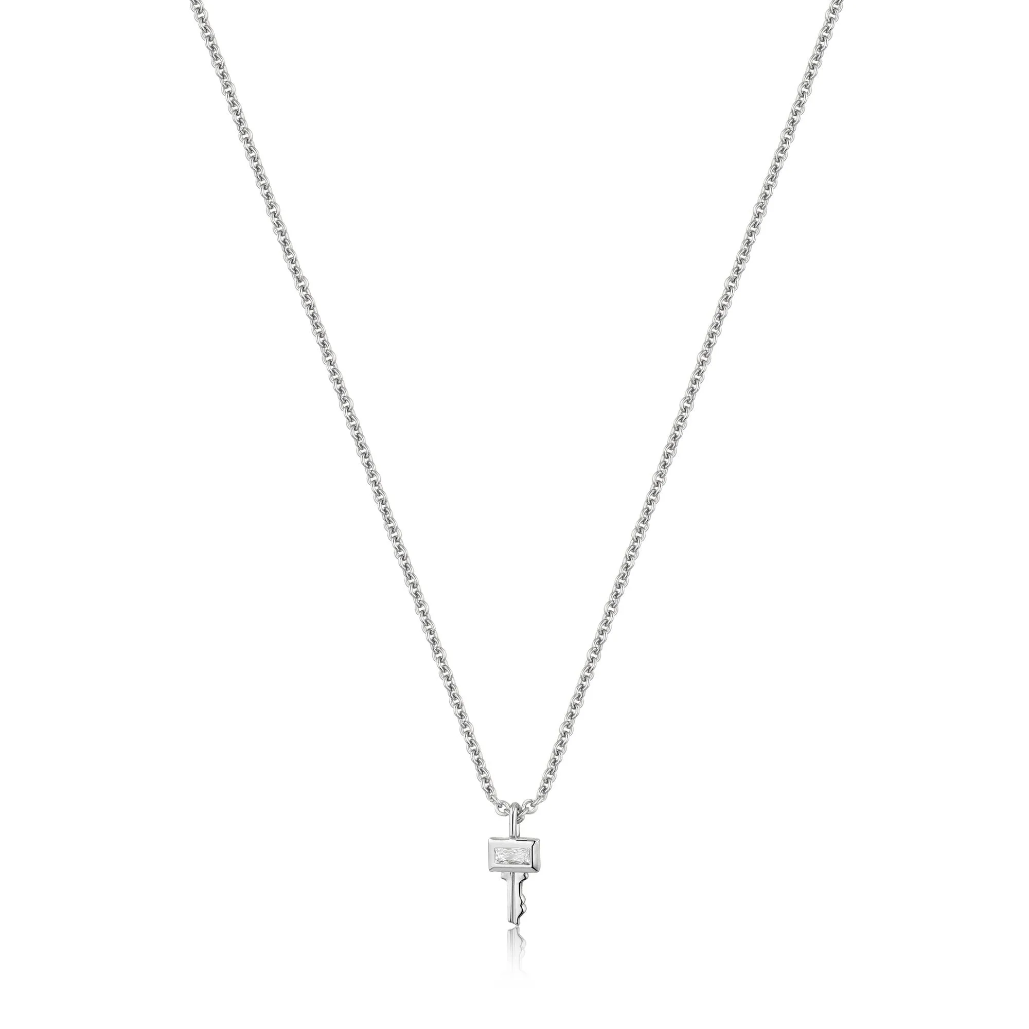 Silver Key Necklace