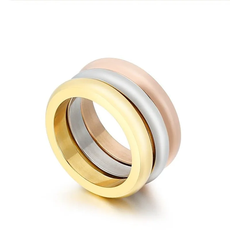 Simple 3 layers Ring Band