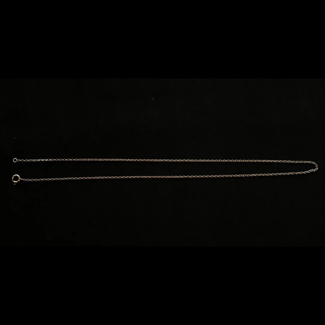 Simple Silver Link Chain-22 inch