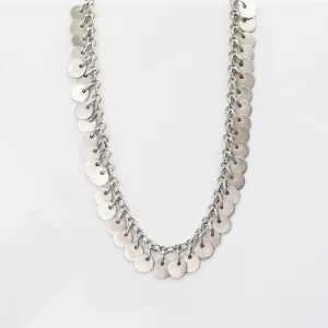 Sterling Silver Coin Necklace