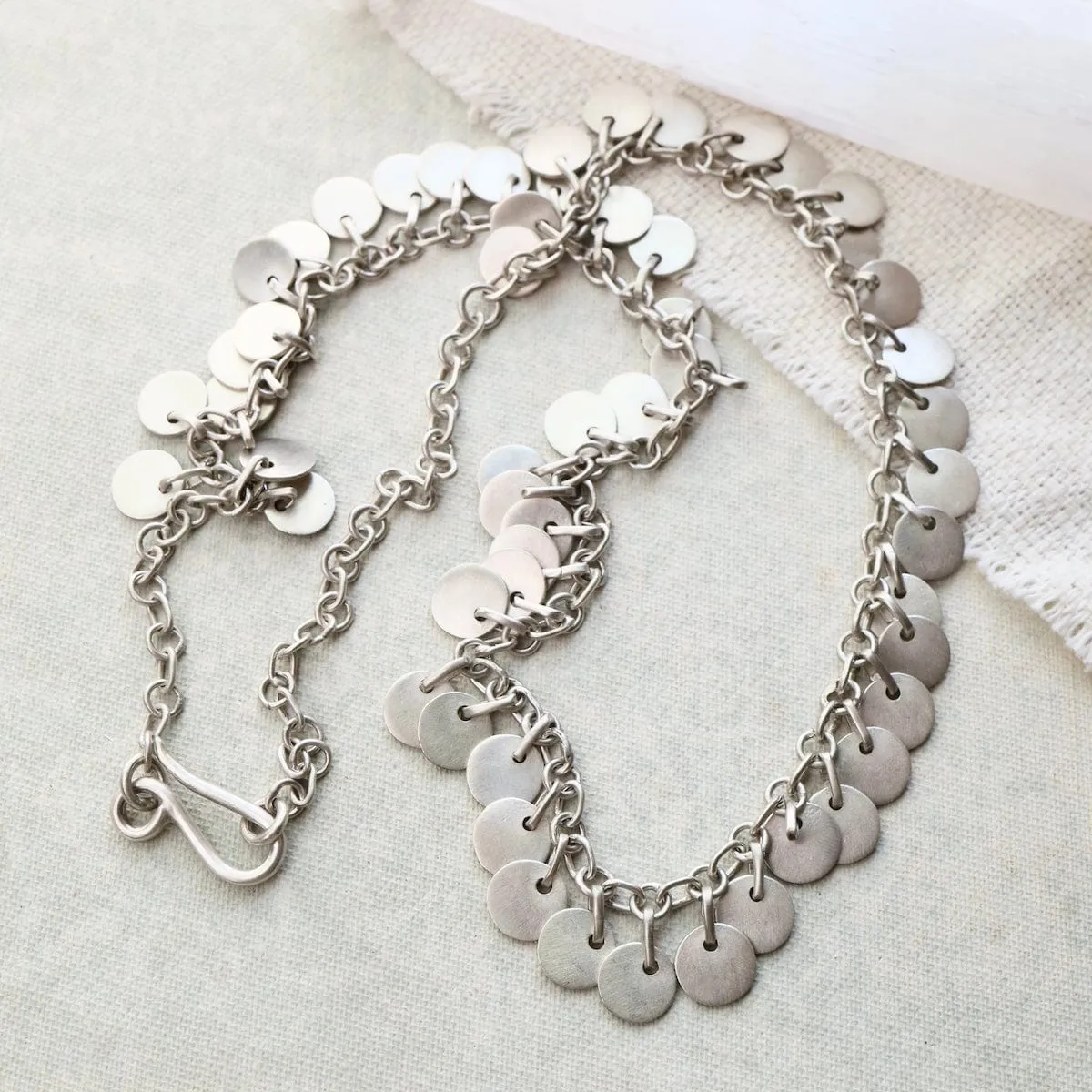 Sterling Silver Coin Necklace