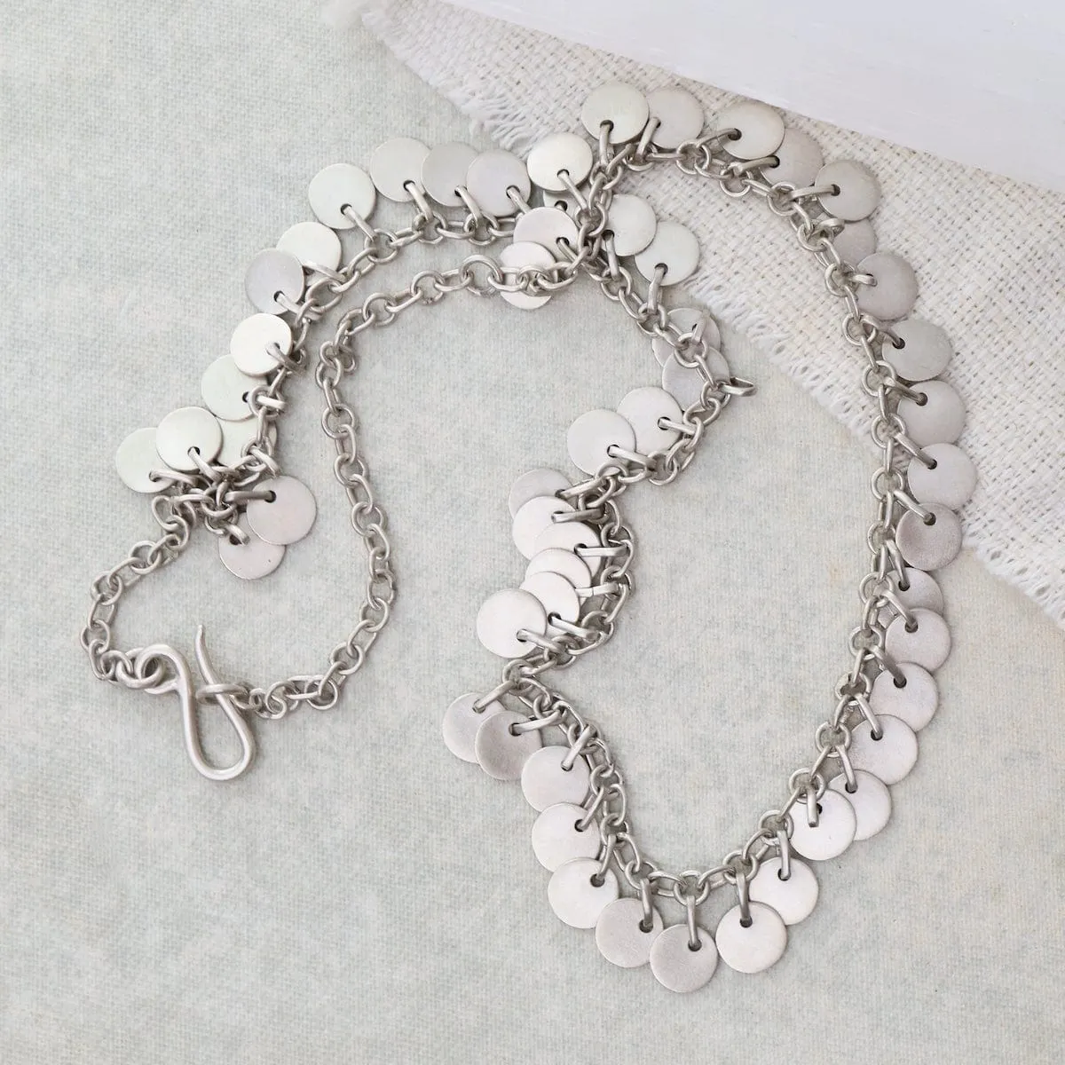 Sterling Silver Coin Necklace