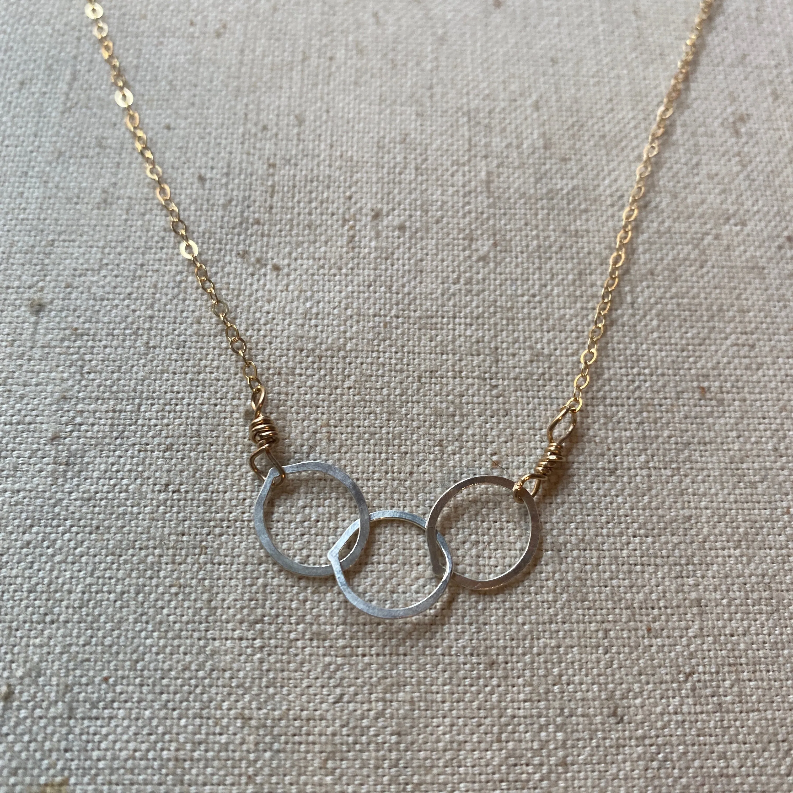 Three Rings Necklace