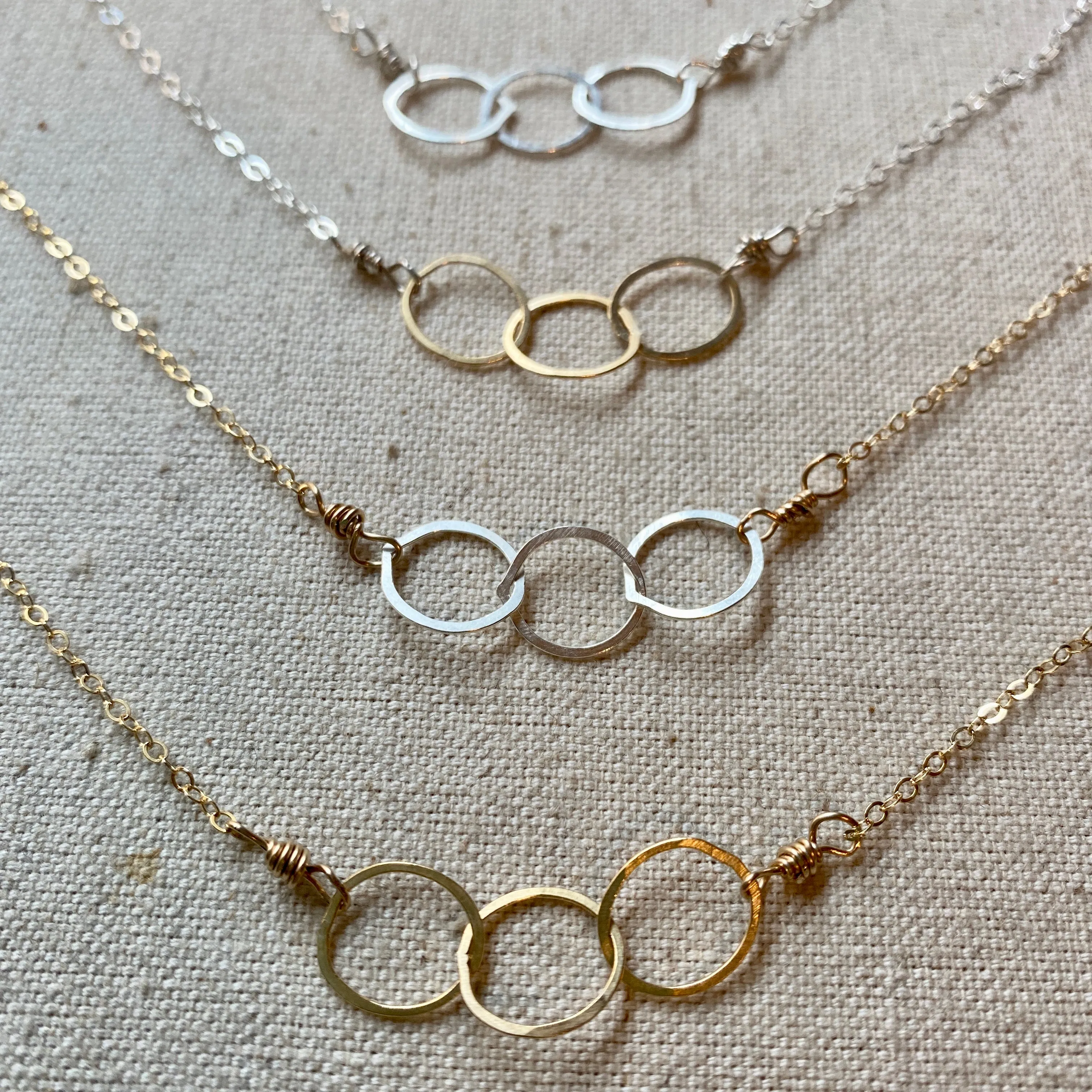 Three Rings Necklace