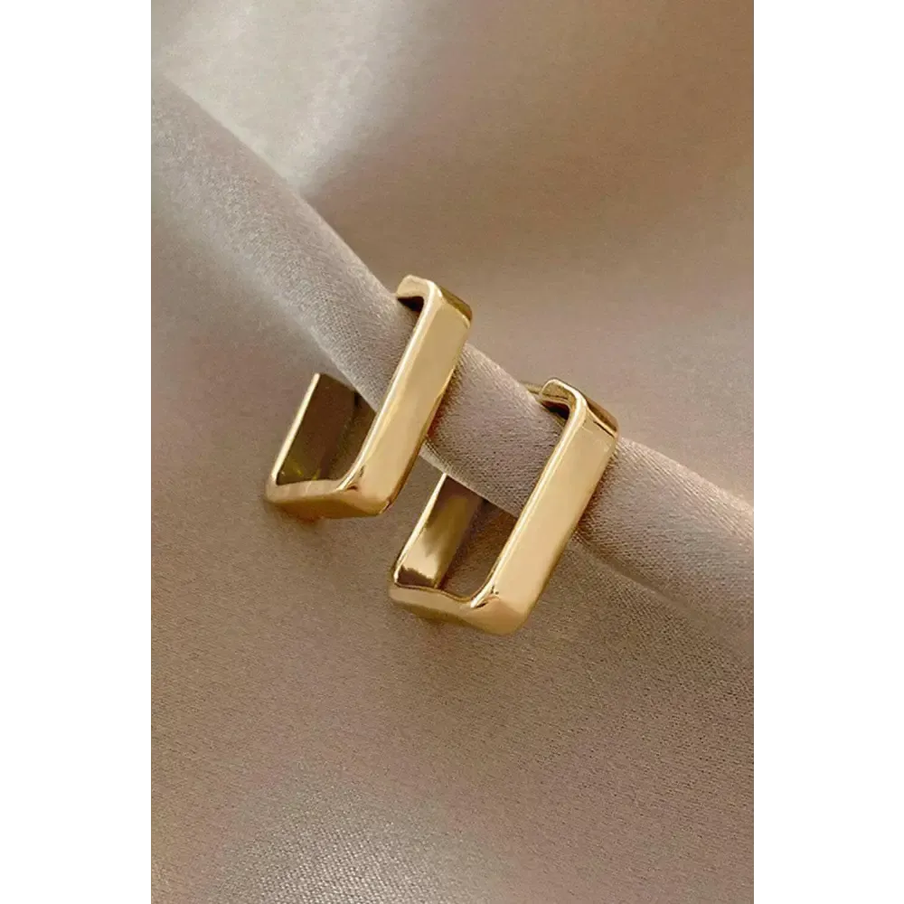 Timeless Elegance in Luxury Gold-Plated Alloy Earrings for Women