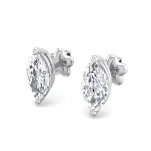 Timeless Marquise Lab Grown Diamond Stud Earrings