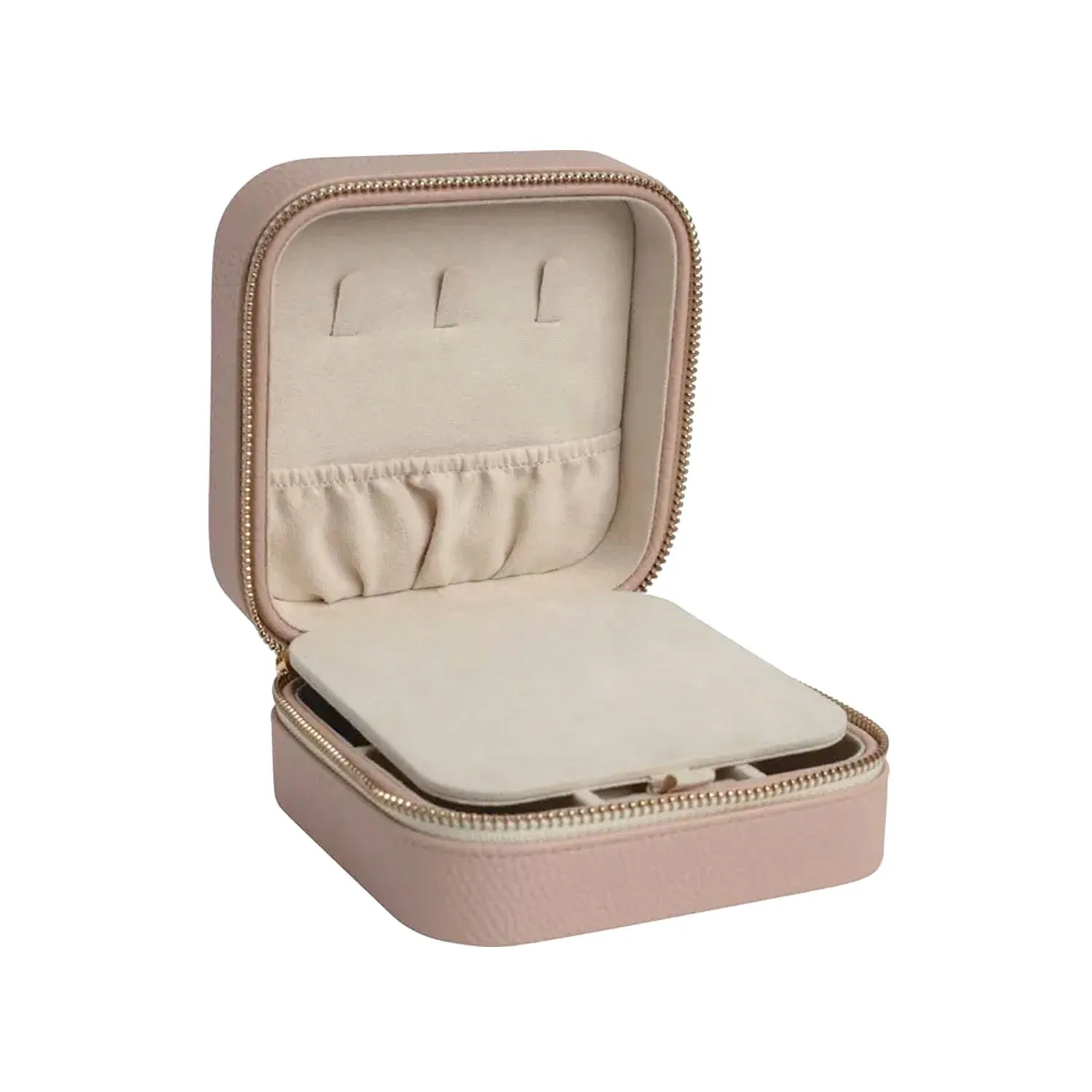 Travel Jewelry Case Vegan Leather