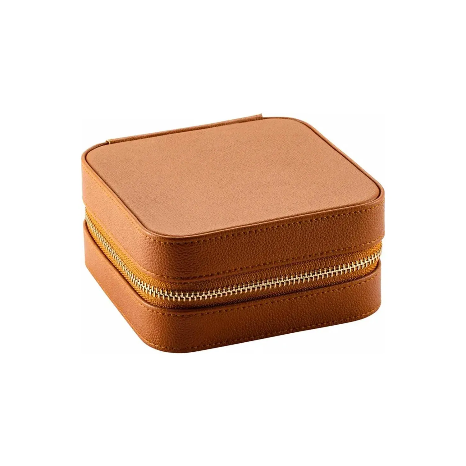 Travel Jewelry Case Vegan Leather