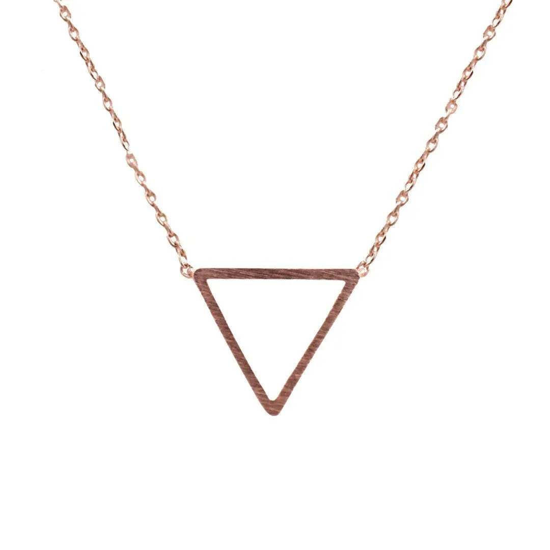 TRIANGLE PENDANT NECKLACE