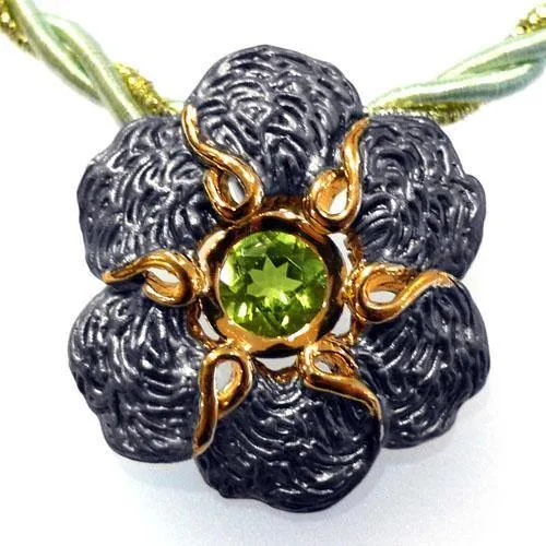 Utopia Flower Sterling Silver Pendant