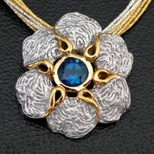 Utopia Flower Sterling Silver Pendant