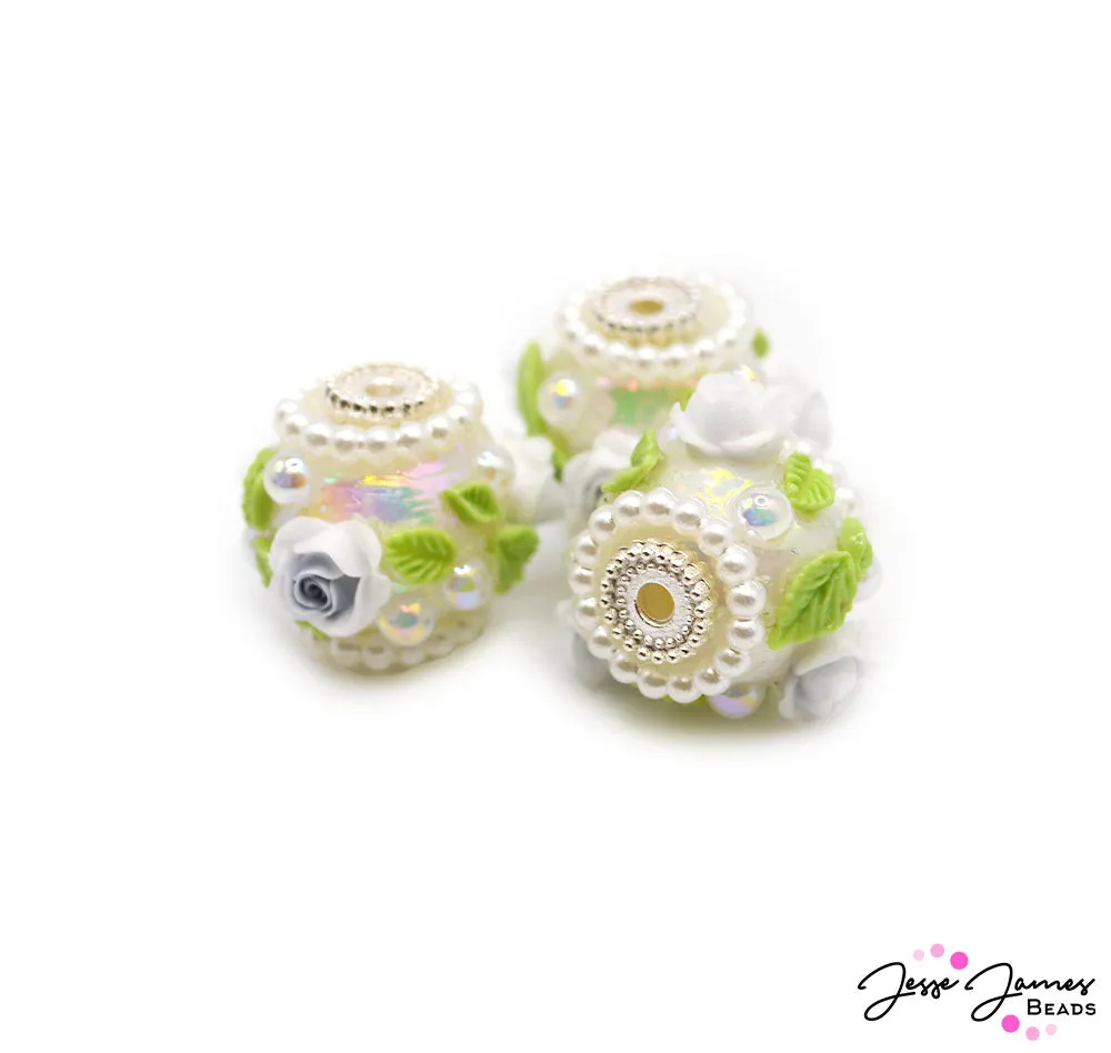 Wedding Cake Boho Bead Trio