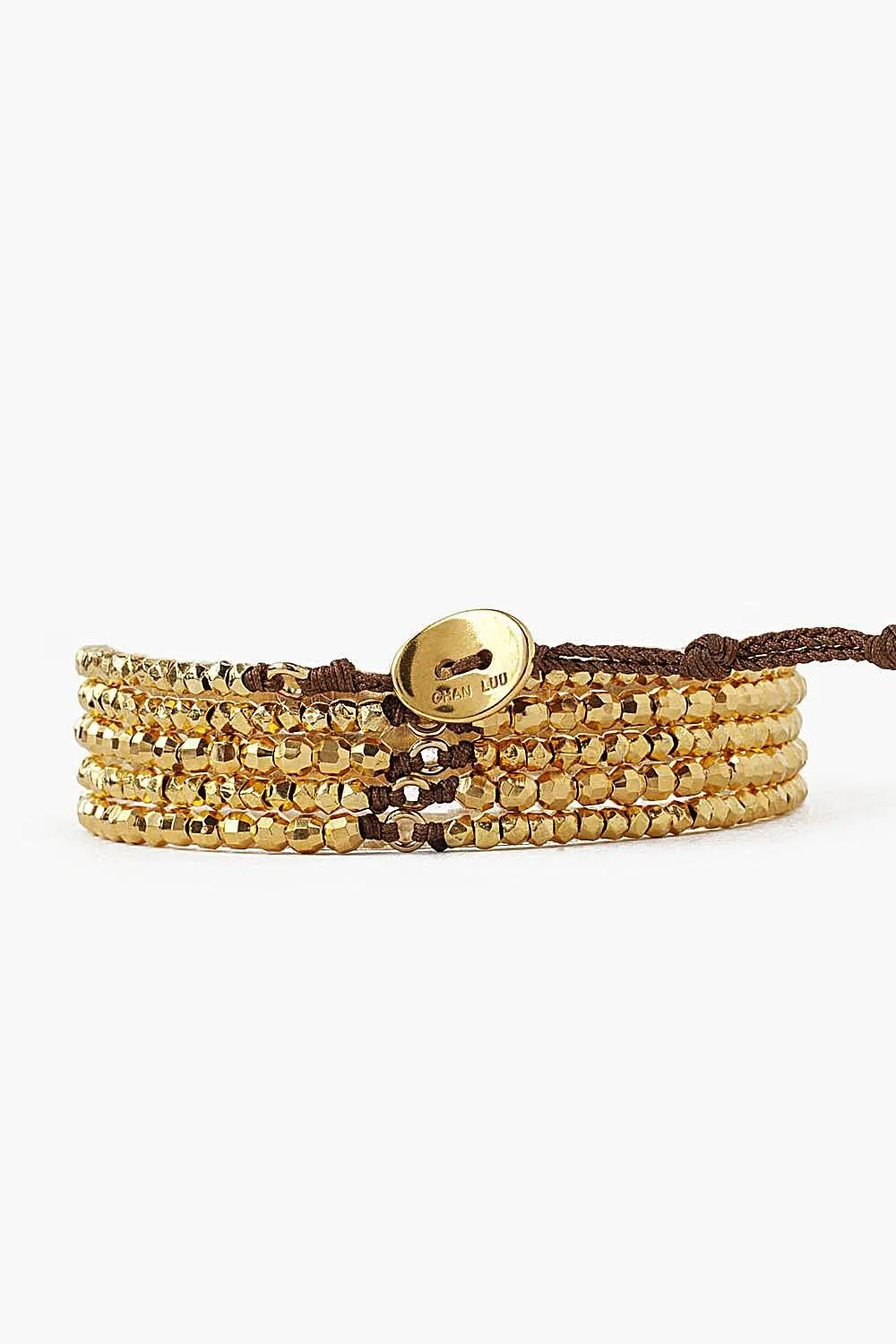 Yellow Gold Naked Wrap Bracelet