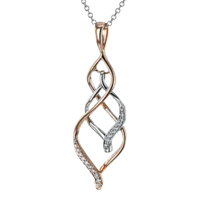 ZP1059 Pendant in 14k Gold with Diamonds