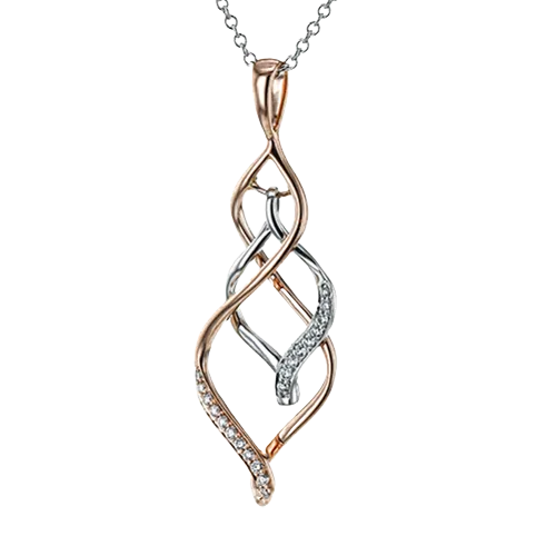 ZP1059 Pendant in 14k Gold with Diamonds